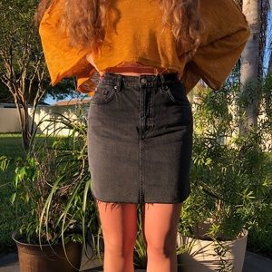 Black H&M Denim Skirt